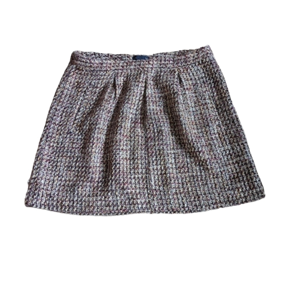 Gap Pleated Mini Skirt Pockets Lined Soft Zip Academia Y2K Preppy